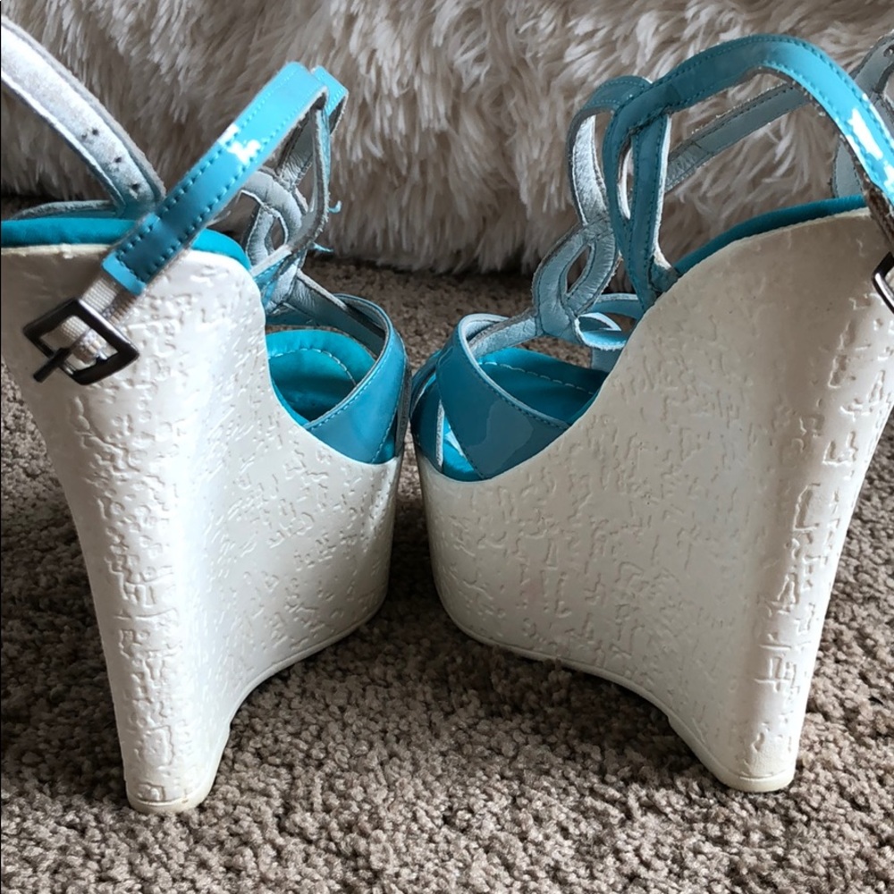 Blue wedges. - Picture 2 of 5